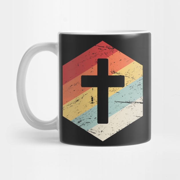 Retro 70s Pastor Cross Icon by MeatMan